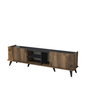 Hanah Home Elegante 1330 Soporte para TV Nogal y Negro